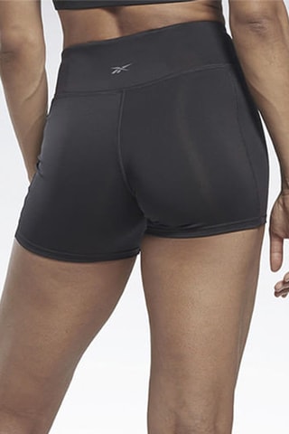 Trainingsshort Hoge Taille Basic Hot- Zwart