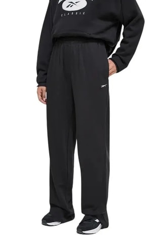 Broek Wide Legs Hoge Taille - Zwart