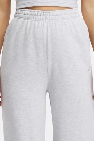 Broek Wide Legs Hoge Taille - Gemêleerd Lichtgrijs