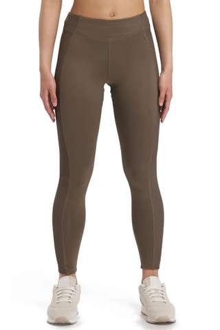 Legging Hoge Taille - Donkertaupe