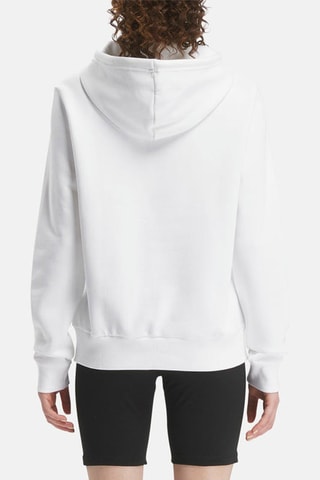 Fleece Sweater Big Logo - Wit