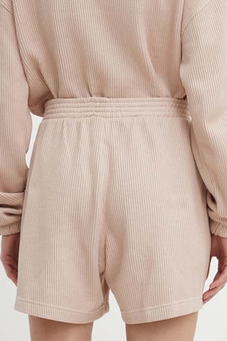 Short Hoge Taille Waffle - Beige
