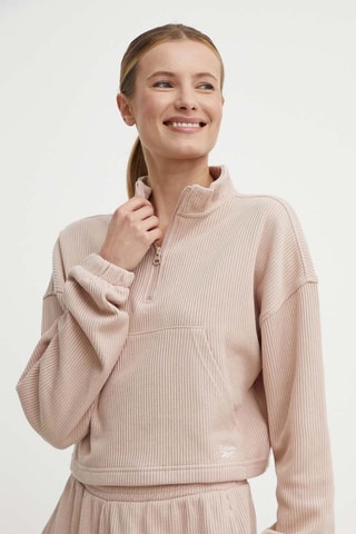 Sweater Waffle Coverup - Poederroze