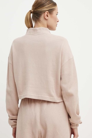 Sweater Waffle Coverup - Poederroze