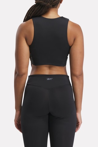 Crop top Lux Contour - Zwart