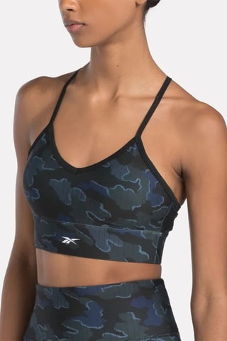 Sportbeha Push-up Train Camo - Kaki
