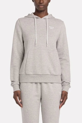 Sweater met Capuchon French Terry - Gemêleerd Grijs