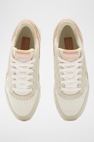 Leren Sneakers Classic- Lichtgrijs en Wit