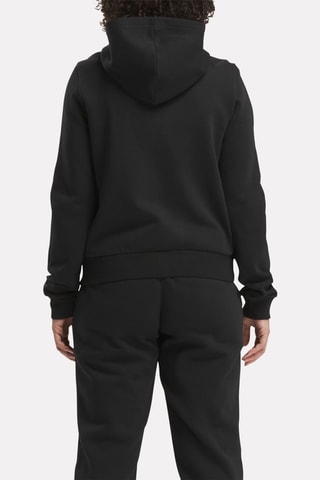 Fleece Sweater met Capuchon Identity - Zwart