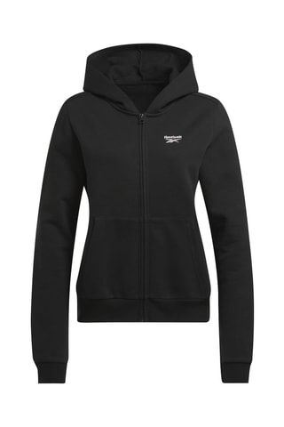 Fleece Sweater met Capuchon Identity - Zwart