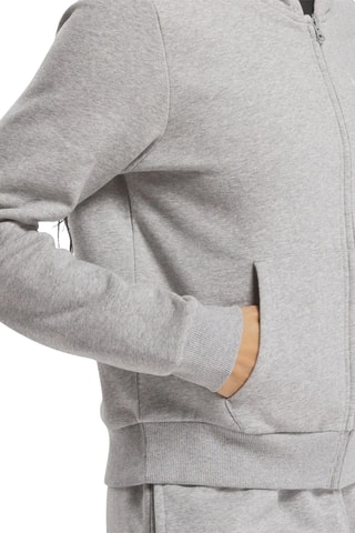Fleece Sweater met Capuchon Identity - Gemêleerd Grijs