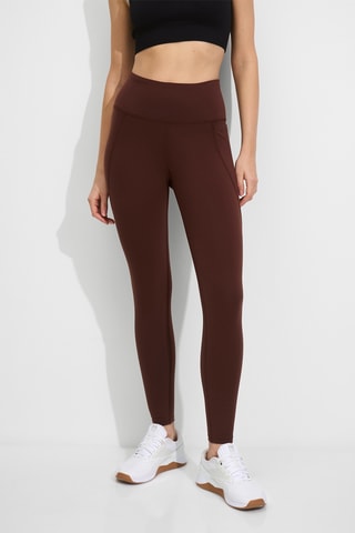 Sportlegging Hoge Taille Lux - Bruin