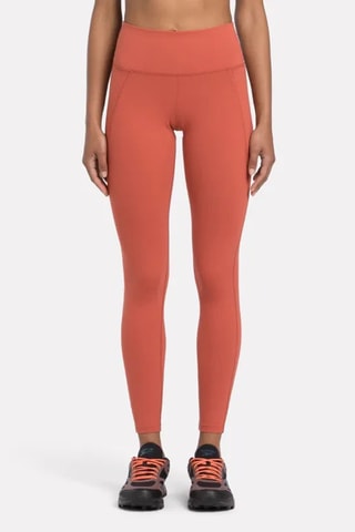 Trainingslegging hoge taille - Steenrood