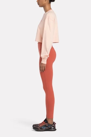 Trainingslegging hoge taille - Steenrood