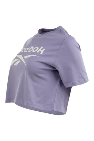 Crop top Reebok IDentity - Lichtpaars
