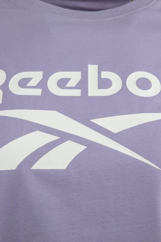 Crop top Reebok IDentity - Lichtpaars