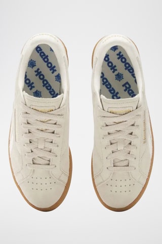 Nubuck en Leren Sneakers Club Grounds - Beige en Wit