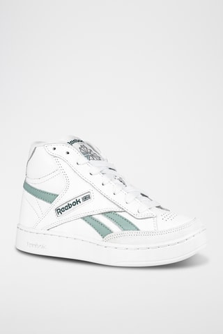 Hoge Leren Sneakers Club Form - Wit