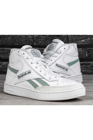 Hoge Leren Sneakers Club Form - Wit