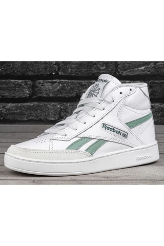 Hoge Leren Sneakers Club Form - Wit