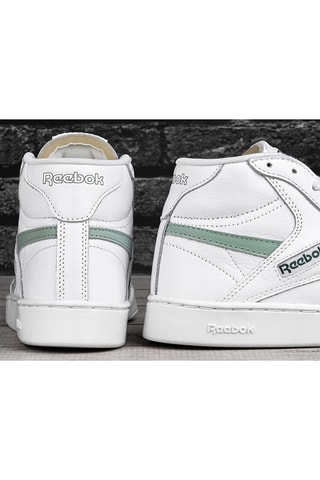 Hoge Leren Sneakers Club Form - Wit
