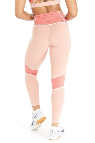 7/8 Legging Hoge Taille Lux- Koraalrood