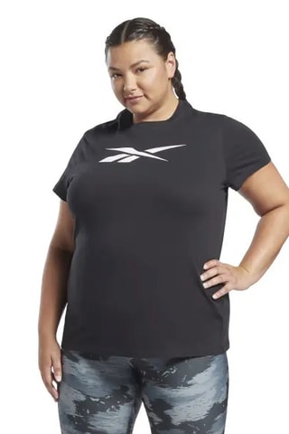Biologisch Katoenen Trainingsshirt Graphic Vector - Zwart en wit