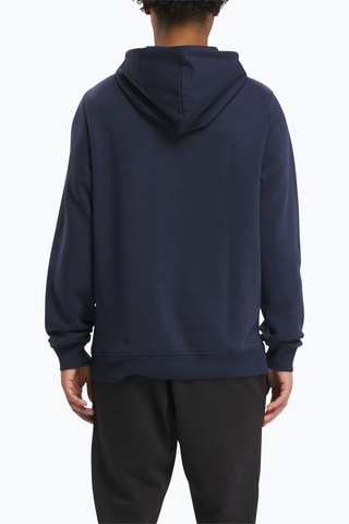 Fleece Sweater Identity Big Logo - Marineblauw