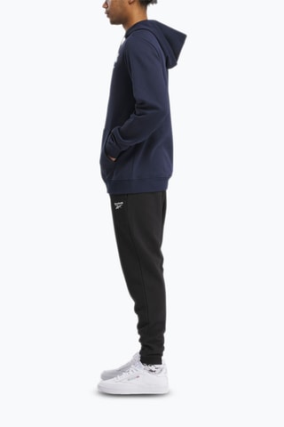 Fleece Sweater Identity Big Logo - Marineblauw