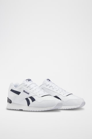 Leren Sneakers Glide Ripple Clip- Wit