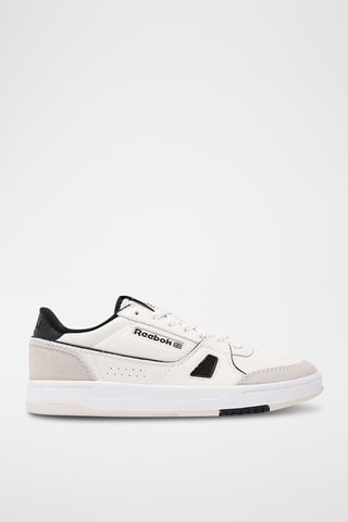 Leren Sneakers Lt Court - Beige en Lichtgrijs