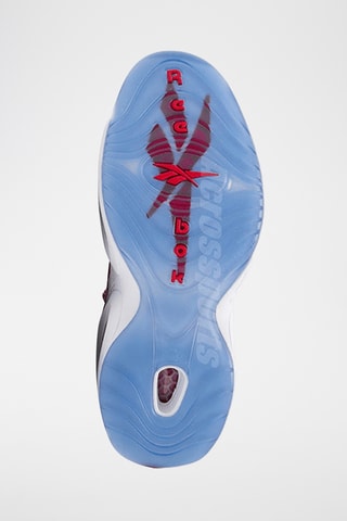 Hoge Leren Sneakers Question Mid - Wit