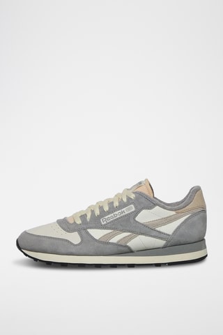 Leren Hardloopschoenen Classic - Grijs
