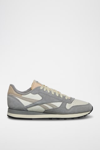 Leren Hardloopschoenen Classic - Grijs