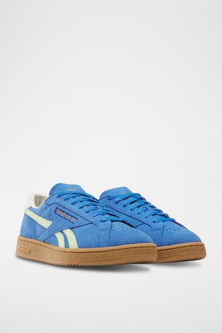 Nubuck Sneakers Club C Grounds - Felblauw