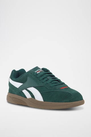 Nubuck Sneakers Hammer Street - Donkergroen en Wit