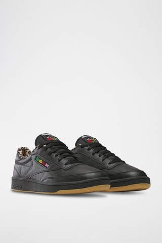 Leren Sneakers Club C 85 - Zwart