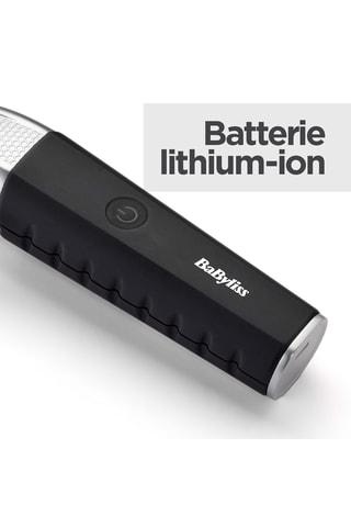 Recortadora para nariz y orejas de acero inoxidable Lithium Power - 8 medidas de corte