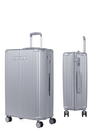 Set de 3 valises (S/M/L) Vaiana - Argenté - 55/65/75 cm