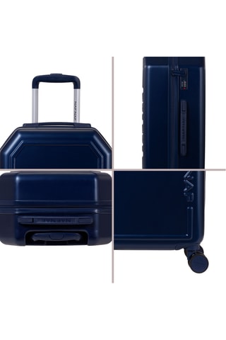 Set de 3 valises (S/M/L) Raiponce - Bleu marine - 55/65/75 cm