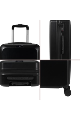 Set de 3 valises (S/M/L) Aurore - Noir - 55/65/75 cm