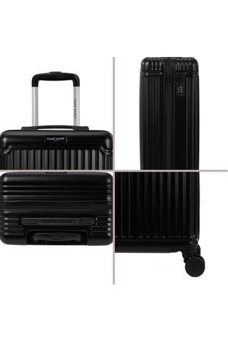 Valise cabine et valise grand volume (S/L) Belle - Noir - 55/75 cm