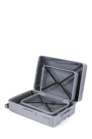 Valise cabine et valise grand volume (S/L) Belle - Argenté - 55/75 cm