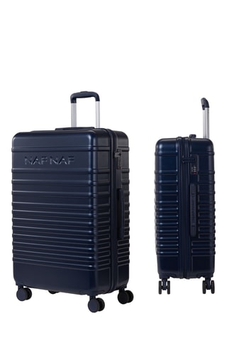 Set de 3 valises (S/M/L) Daisy - Bleu marine - 55/65/75 cm