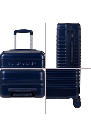 Set de 3 valises (S/M/L) Daisy - Bleu marine - 55/65/75 cm