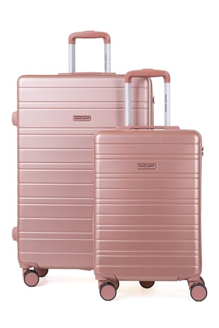 Valise cabine et valise grand volume (S/L) Tiana - Rose - 55/75 cm