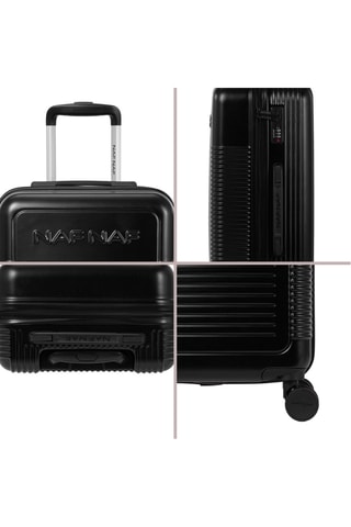 Set de 3 valises (S/M/L) Nala - Noir - 55/65/75 cm