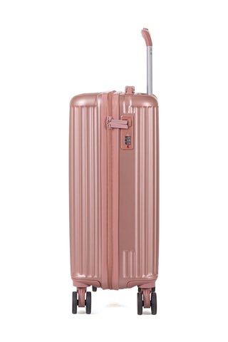 Bagaglio a mano (S) Vaiana - Rosa metallizzato - 55 cm