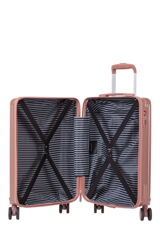 Bagaglio a mano (S) Vaiana - Rosa metallizzato - 55 cm