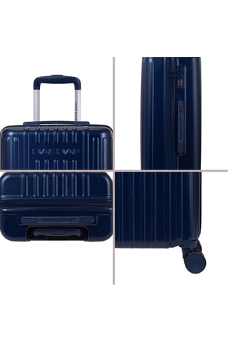 Set de 3 valises Jessie - Bleu marine - 55/65/75 cm